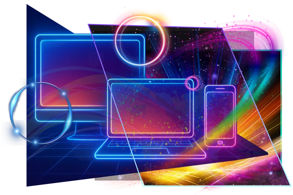 Responsive web design Bayside Melbourne displayed on mobile, laptop, and desktop devices